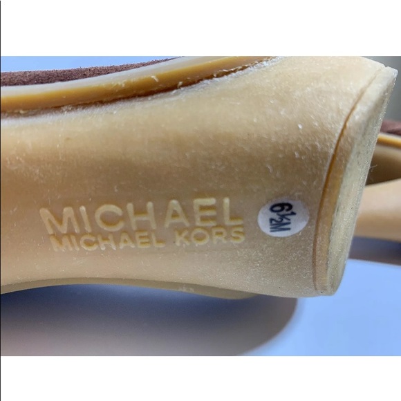 Michael Kors Suede Platform Calf High Boots 6.5M - Picture 7 of 8